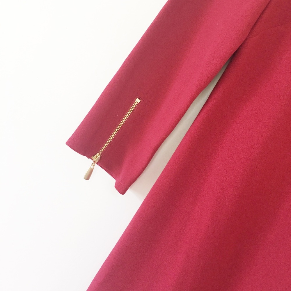 •laundry by Shelli Segal• Red Shift Tunic Dress - Picture 4 of 6
